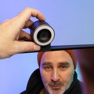 BenQ ideaCam S1 Pro - Webcam - 8 Megapixel - 30 fps - Schwarz - USB 2.0 - 3264 x 1836 Pixel Videoauflösung - Autofokus - 7