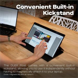 Duex Float Mobile Pixels 15.6" Stacked Portable Screens, Full HD IPS 1080P Touchscreen Monitor with Built-in Kickstand, US