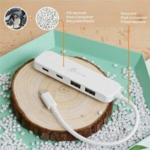 j5create JCH342EW-N Hub USB - USB Tipo C - 4 Total USB Port(s)