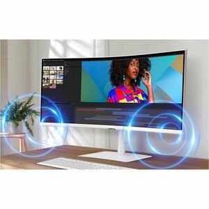 Monitor LED Samsung S34C650TAL 34"" (86.4cm) Clase UWQHD Pantalla curva - 21:9 - Blanco caliente - 34"" (86.4cm) Viewable 