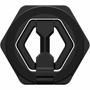 Urban Armor Gear Magnetic Ring Stand - Black/Black - Landscape, Vertical - Metal - Black - Magnetic, Kickstand, 360° Rotat