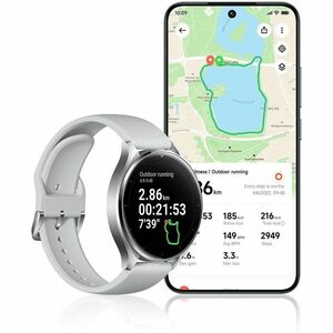 Xiaomi WATCH 2 Smart Watch - Round Case Shape - Silver Case Color - Grey Band Color - Metal Case Material - Thermoplastic 