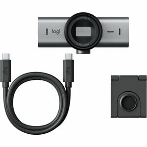 Logitech BRIO 705 Webcam - 8.5 Megapixel - 60 fps - Graphite - USB Type C - 4K - 4096 x 2160 Video - STARVIS Sensor - Auto