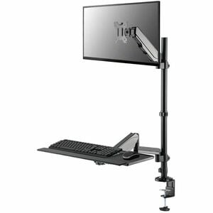 Neomounts Desk Mount for Workstation - Black - Height Adjustable - 1 Display(s) Supported - 43.2 cm to 81.3 cm (32") Scree