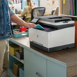 HP LaserJet Pro 3301fdw Wired & Wireless Laser Multifunction Printer - Color - Copier/Fax/Printer/Scanner - 26 ppm Mono/26