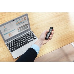 Trust Kazun Presentation Pointer - Radio Frequency - USB 2.0 - 4 Button(s) - Wireless - 2.40 GHz - Symmetrical