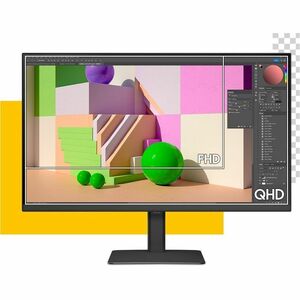 Samsung ViewFinity S27D600UAU 27" Class WQHD LED Monitor - 16:9 - Black - 68.6 cm (27") Viewable - In-plane Switching (IPS