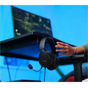 Casque de jeu Trust Fayzo 490 - Filaire - Design Supra-auriculaire - Stéréo - Couleur Noir - Binaural - Contour d'Oreille 