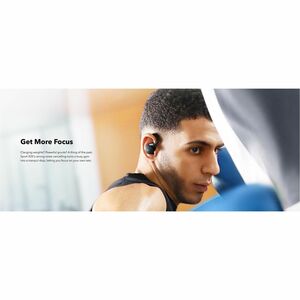 soundcore Sport X20 Earset - Stereo - True Wireless - Earbud - Binaural - In-ear - Black