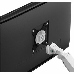 Neomounts NEXT Slim Mounting Arm for Flat Panel Display, Curved Screen Display, Monitor, Display Screen - White - Height A