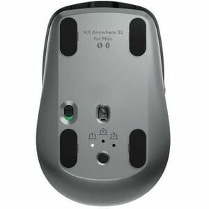 Logitech MX Anywhere 3S Rato - Bluetooth - USB - Campo escuro - 6 Taste(n) - Cinza Espacial - Sem fios - Recarregável - 80