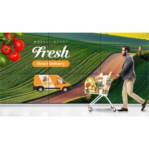 LCD Digital Signage Samsung VH55C-E 1397 mm Full HD - 24 ore/7 giorni Operation - Tecnologia In-plane Switching (IPS) - 19