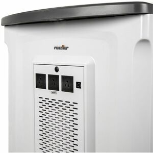 Rocstor Volt C32 PRE-WIRED Charge Cart - Includes 32 USB-C 65W Power Adapters - 0 Shelf - 3 Drawer - 4 Casters - 5" Caster