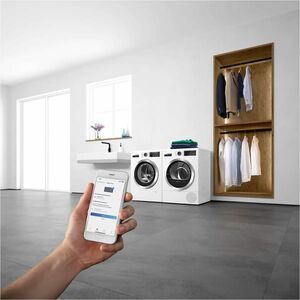 Asciugatrice elettrica Bosch WQB245B0IT Caricamento Frontale Condensatore/pompa di calore - Bianco - Smart Connect