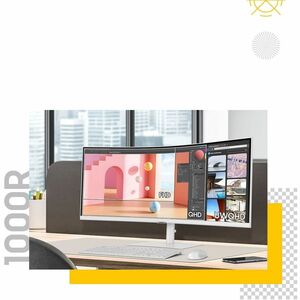 S34C65T MONITOR HRM QHD - SCATOLA APERTA E DANNEGGIATA
