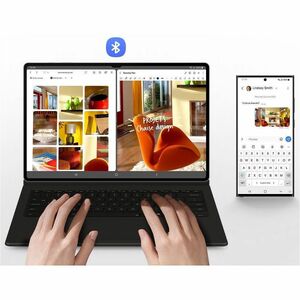 Housse/Clavier Samsung Book Cover Samsung Galaxy Tab S10 Ultra, Galaxy Tab S9 Ultra Tablette - Noir