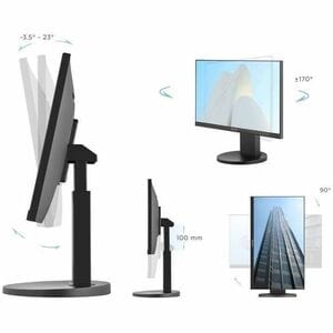 ViewSonic VG2208A-HD 22" Class Full HD LED Monitor - 55.9 cm (22") Viewable - LED Backlight - 1920 x 1080 - 250 cd/m² - 5 