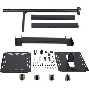 StarTech.com Projector Trolley - 2 Shelf - 20 kg Capacity - 4 Casters - Steel - 502.9 mm Length x 454.7 mm Width x 1463 mm