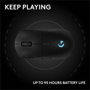 Logitech G PRO 2 LIGHTSPEED Wireless Gaming Mouse, Right- or Left-Handed Mouse with up to 4 Customizable and Switchable Ma