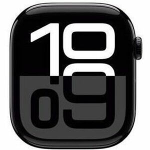 Watch Series 10 GPS 42mm Jet Black Aluminium Case with Black Sport Band - M/L