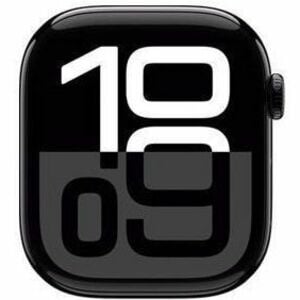 Apple Watch Series 10 Smart Watch - 46 mm Case Height - 39 mm Case Width - Jet Noir Case Color - Violet, Encre Band Color 