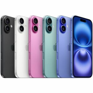 Apple iPhone 16 A3288 256 GB 智能电话 - 15.5 cm (6.1") OLED 2556 x 1179 - 六核（6 核） - 8 GB RAM - 5G - 青 - 条 - Apple A18 (3 nm) S