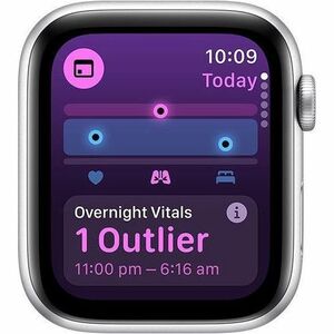 Apple Watch SE Smartwatch - 40 mm Case Height - 34 mm Case Width - Silber Case Color - Denim Band Color - Aluminium Case M