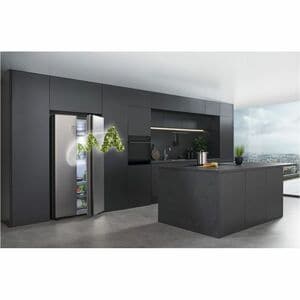 Congelatore/Freezer Hisense RS711N4ACE 550 L Combinato - Acciaio inox, Metallo - Metallo - Digital Inverter Compressor - A