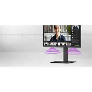 LG 24BA750-B 24"" Class Full HD LED Monitor - 16:9 - Black - 23.8"" Viewable - In-plane Switching (IPS) Technology - LED B