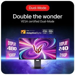 LG UltraGear 32GS95UV-B 32" Class 4K UHD Gaming OLED Monitor - 16:9 - 31.5" Viewable - OLED - 3840 x 2160 - 1.07 Billion C