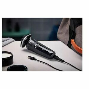 Rasoio Philips S5898 - Nero intenso - x Acciaio Lame - senza filo - 1 Ora Tempo di funzionamento massimo batteria - 1 Ora 