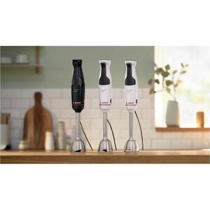 Frullatore a mano Bosch ErgoMaster MSM4W420 - Con dorsi plastici - Taglia - 800 W - 4 Pezzi - 1,40 m - 230 V ca - Bianco