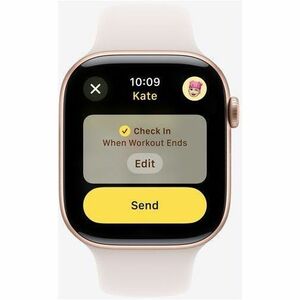 Apple Watch Series 10 Smart Watch - 4.60 cm (1.81") Case Height - 3.90 cm (1.54") Case Width - Rose Gold Case Color - Ligh