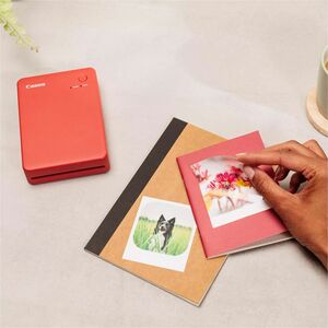 Canon SELPHY QX20 Dye Sublimation Printer - Colour - Photo Print - Portable - Terracotta Red - Colour - 40 Second Color - 