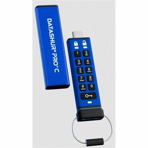 Lecteur flash iStorage datAshur PRO+C Durci - 32 Go - USB 3.2 (Gen 1) Type C - 256-bit AES, XTS-AES - 310 Mo/s Vitesse de 