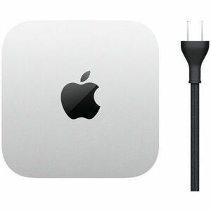 Mac Mini - Silver - M4 (10C CPU / 10C GPU) - 16GB unified memory - 256GB SSD - 1 Gigabit Ethernet (Keyboard and Mouse Sold