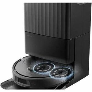 Robot Vacuum Cleaner Roborock Qrevo Plus senza filo - Nero - 60 W Motore - 330 mL Capacità polvere - 80 mL Capacità serbat