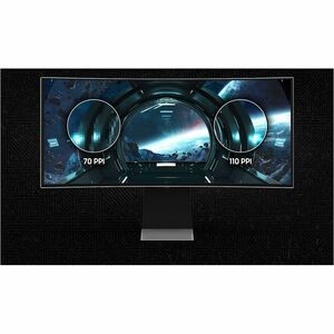 Samsung Odyssey OLED G8 S34DG850SU 34" Class UWQHD Curved Screen Gaming OLED Monitor - 21:9 - Silver - 86.4 cm (34") Viewa