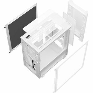 be quiet! Pure Base 501 Pure Base 501 Airflow Window White Computergehäuse - ATX, Micro ATX, Mini ATX Motherboard Supporte