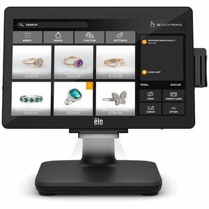 Elo EloPOS POS Terminal - Celeron G4900T - 4 GB 128 TB - 38.1 cm (15") Touchscreen - Black