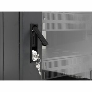 Gabinete 19"" Pro Line con extractores de aire, 38U, Frente de 600 mm, unidad de ventilación con dos extractores de aire i