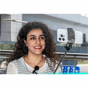 Vention Wireless Microphone for Voice, Recording, Video Recording, Interview Room, Live Streaming, Podcasting, Vlog - Blac