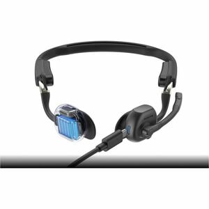Shokz OpenMeet Wireless Open-ear, Over-the-head, On-ear, Over-the-ear Stereo Headset - Black - Binaural - Supra-aural - 29