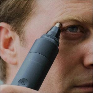 Panasonic Nose/Ear Hair Trimmer Attachment - 6.6 cm Height x 3.3 cm Width x 3.3 cm Depth - Black - Stainless Steel