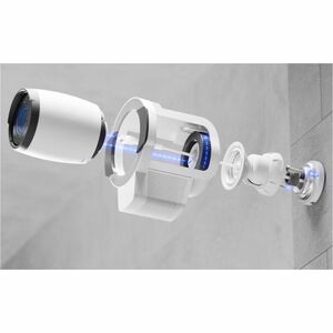 Ubiquiti AI Enhancer - Tilt, LED Illumination, Night Vision, Speaker - Weather Proof - Aluminium Alloy - White