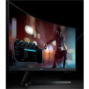 MONITOR SAMSUNG 34 GAMER CURVO ODYSSEY G5 UWQHD U WIDE 1MS HDMI DP