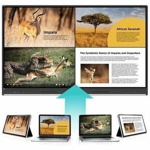 ViewSonic ViewBoard IFP8653 2197.10 mm 4K UHD LCD Collaboration Display - ARM Cortex A73 + A53 - 8 GB - Ultra Fine Touch (