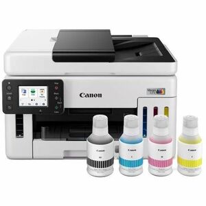 Canon GX6120 Wired & Wireless MegaTank Inkjet Multifunction Printer - Color - Copier/Printer/Scanner - 1200 x 600 dpi Prin