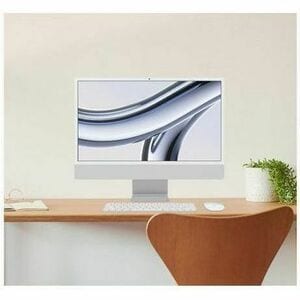 24-inch iMac with Retina 4.5K display: Apple M4 chip with 10‑core CPU and 10‑core GPU, 16GB, 512GB SSD - Silver