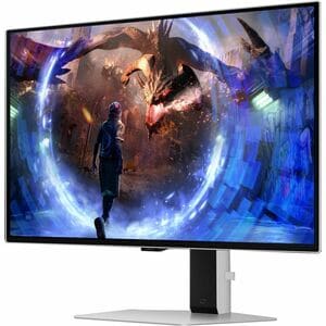 Monitor de juego OLED Samsung Odyssey OLED G6 S27DG600SL 27" (68.6cm) Class WQHD - 16:9 - Plata - 27" (68.6cm) Viewable - 